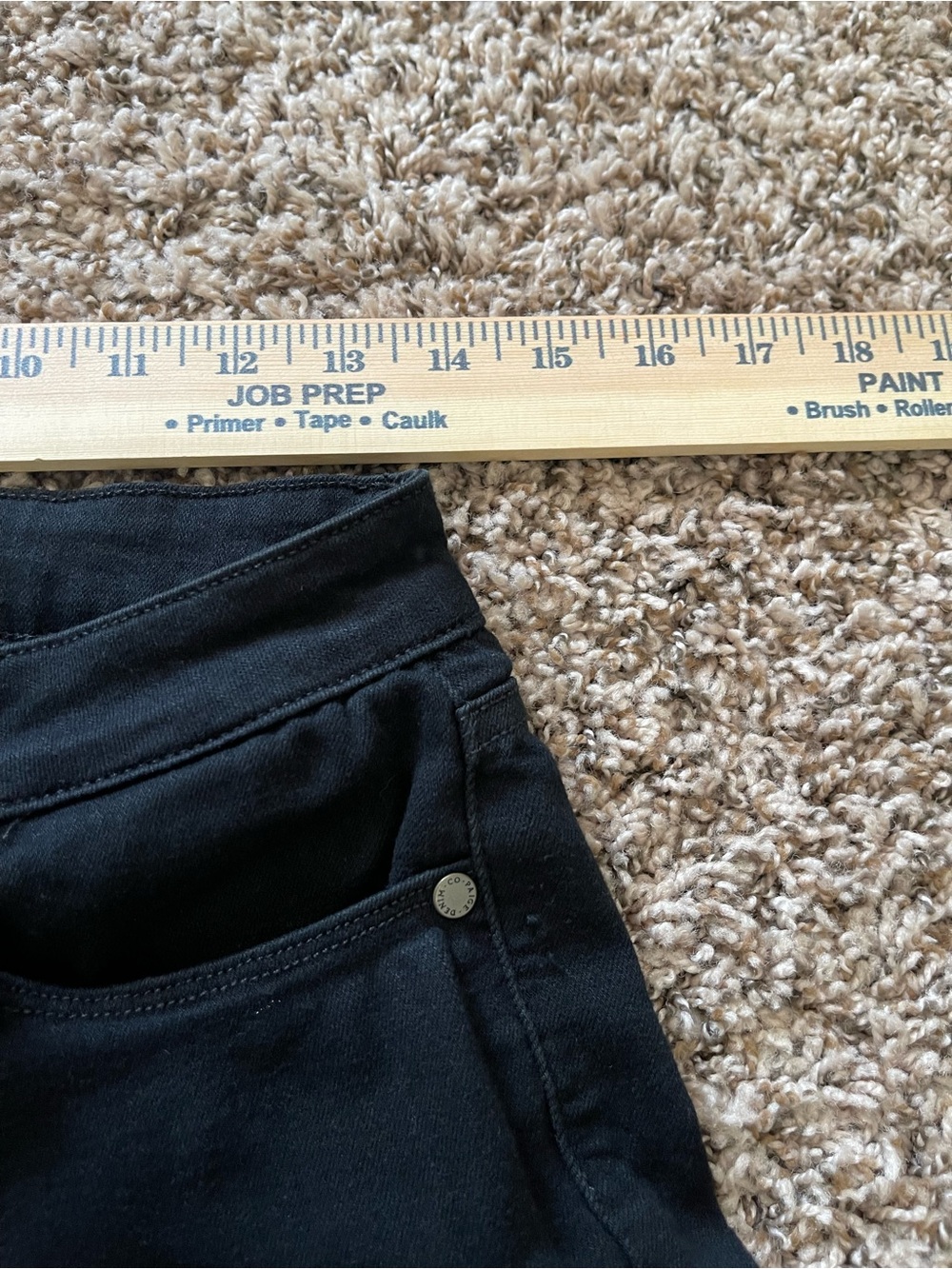 PAIGE Verdugo Ultra Skinny Jeans Women’s Size 29 Black Denim Mid Rise Stretch - Picture 5 of 11